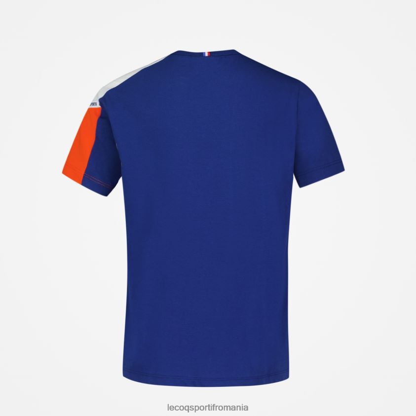 copii tricou albastru 4L4FJF651 Le Coq Sportif îmbrăcăminte