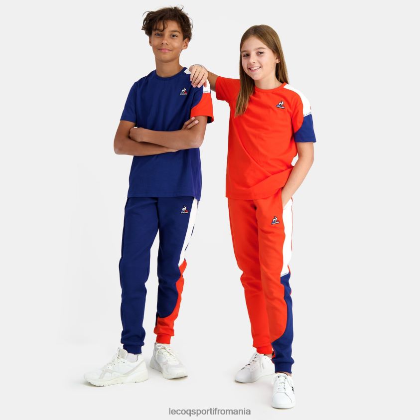 copii tricou albastru 4L4FJF651 Le Coq Sportif îmbrăcăminte