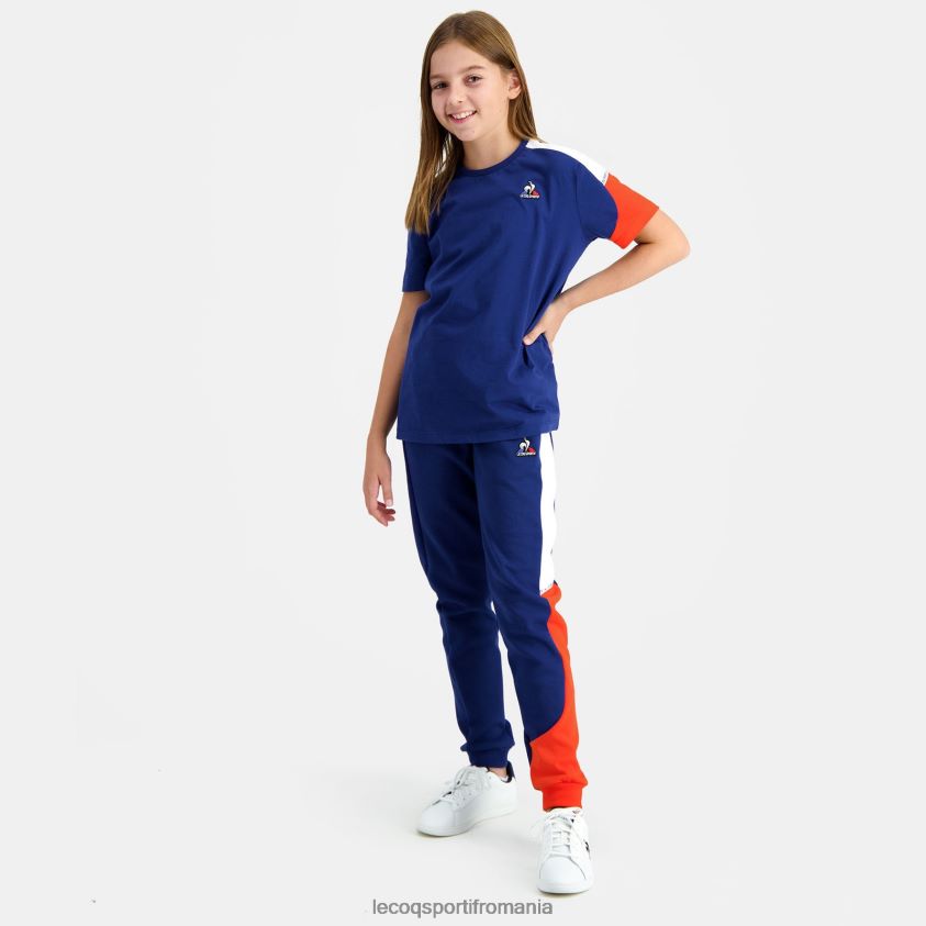 copii tricou albastru 4L4FJF651 Le Coq Sportif îmbrăcăminte