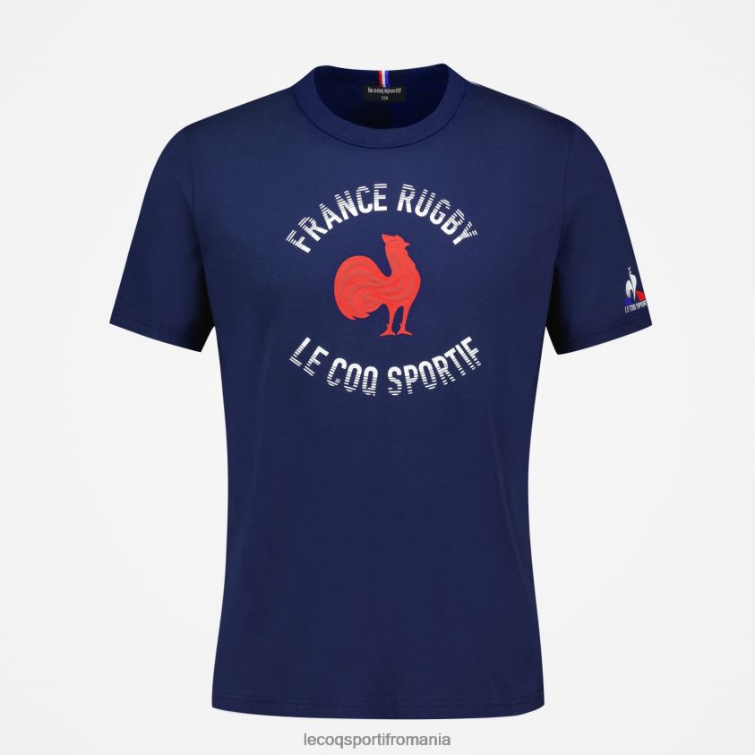 copii tricou - france rugby blue 4L4FJF390 Le Coq Sportif îmbrăcăminte