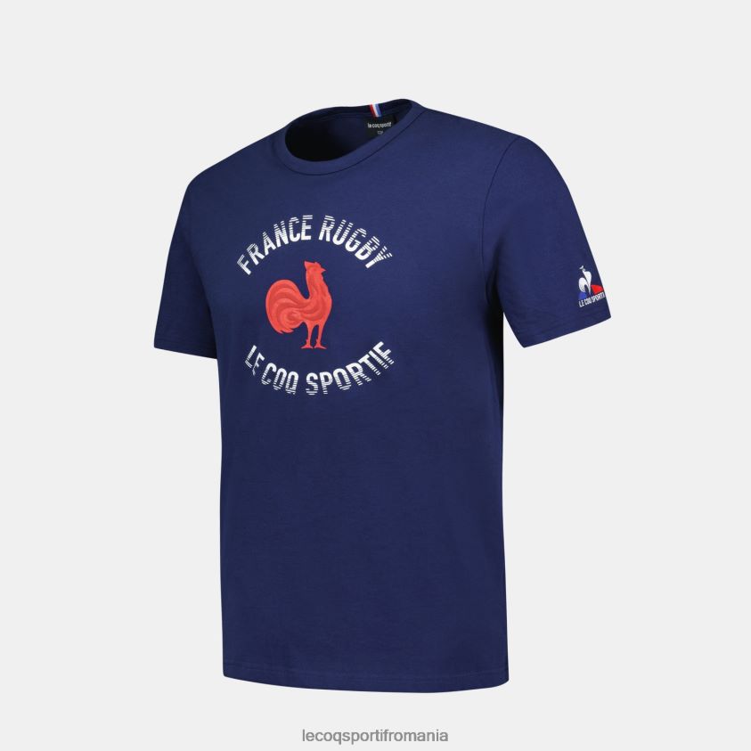 copii tricou - france rugby blue 4L4FJF390 Le Coq Sportif îmbrăcăminte
