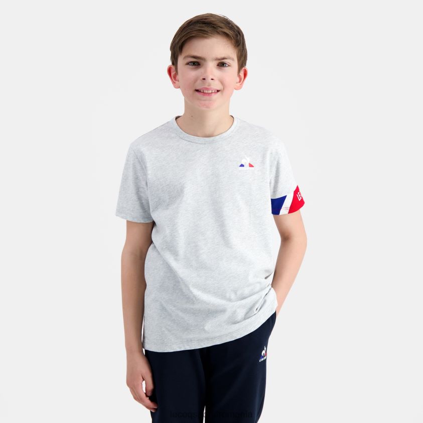 copii tricou gri 4L4FJF384 Le Coq Sportif îmbrăcăminte