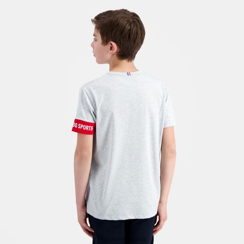 copii tricou gri 4L4FJF384 Le Coq Sportif îmbrăcăminte