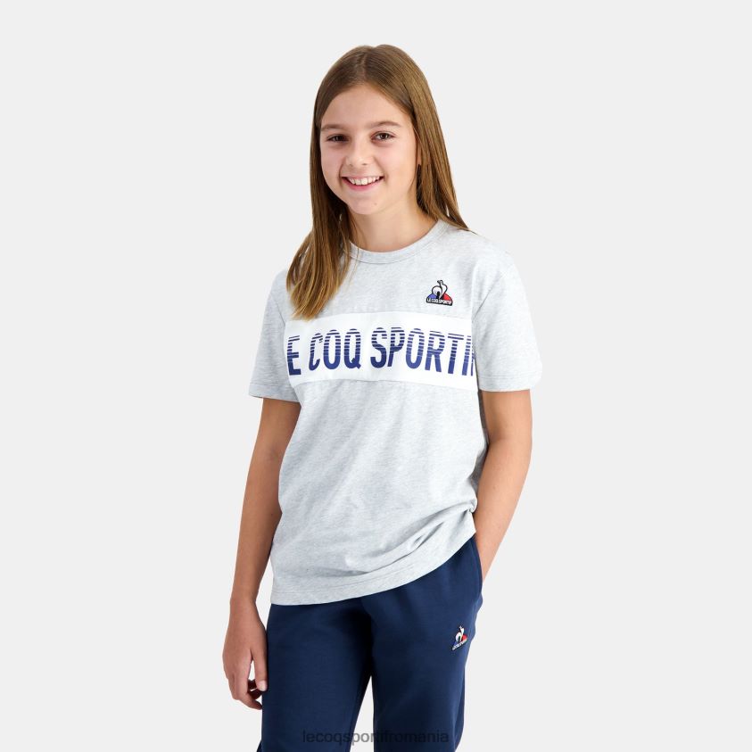 copii tricou gri 4L4FJF640 Le Coq Sportif îmbrăcăminte