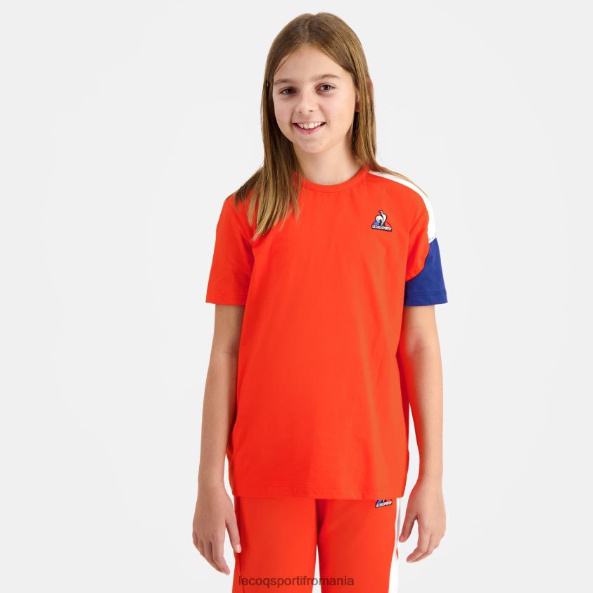 copii tricou portocaliu 4L4FJF650 Le Coq Sportif îmbrăcăminte