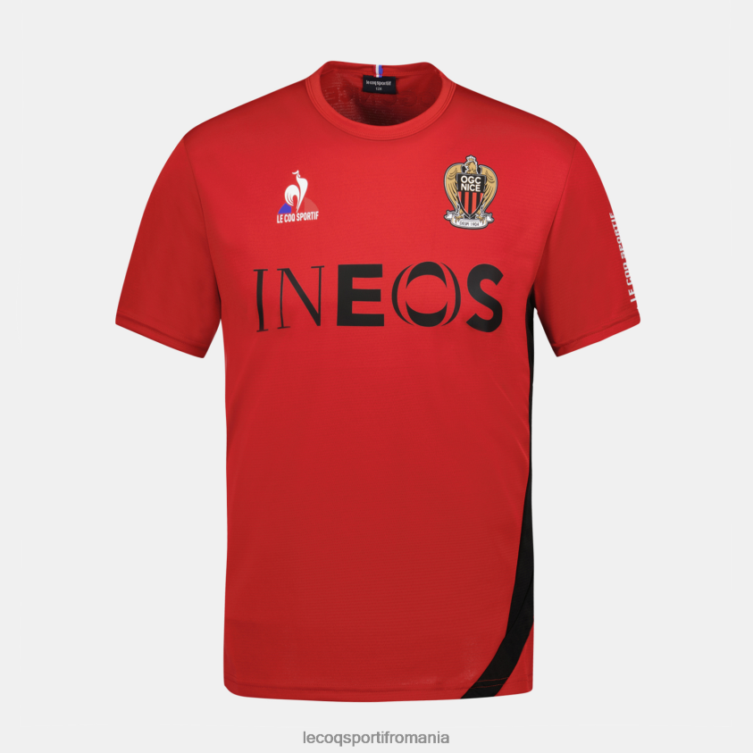 copii tricou roșu 4L4FJF698 Le Coq Sportif îmbrăcăminte