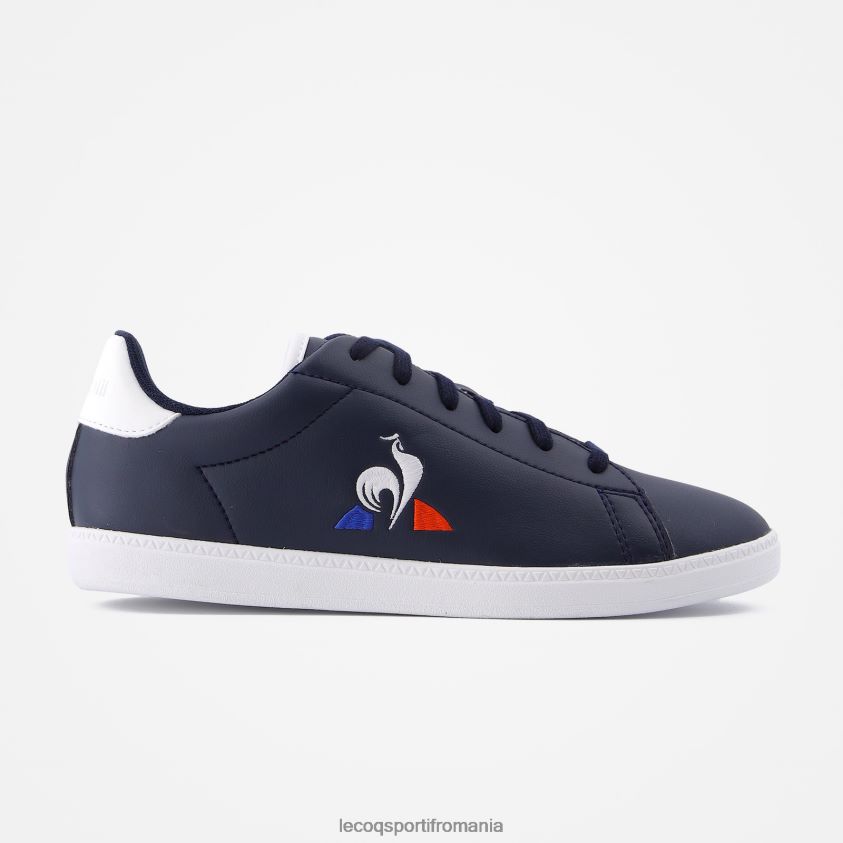 copii pantof courtset junior albastru 4L4FJF688 Le Coq Sportif pantofi