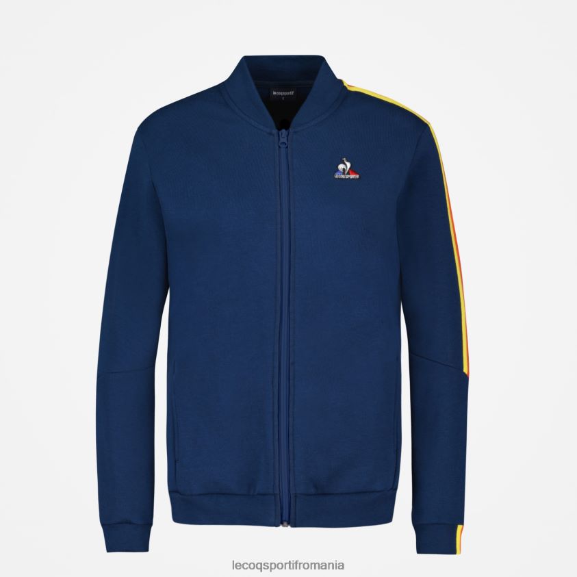 femei hanorac albastru 4L4FJF599 Le Coq Sportif îmbrăcăminte