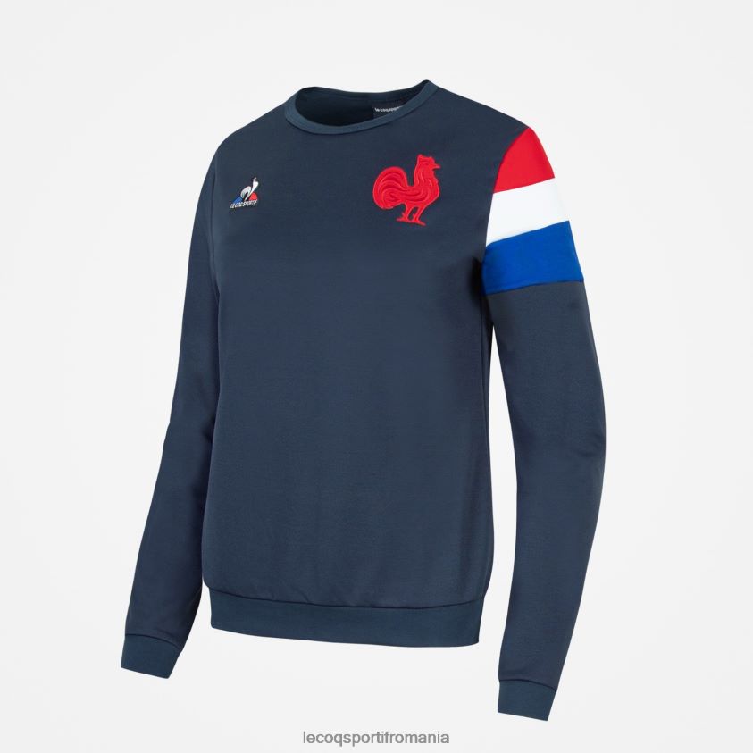femei hanorac albastru 4L4FJF606 Le Coq Sportif îmbrăcăminte