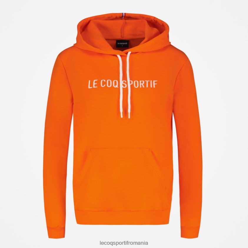 femei hanorac portocaliu cu glugă 4L4FJF592 Le Coq Sportif îmbrăcăminte