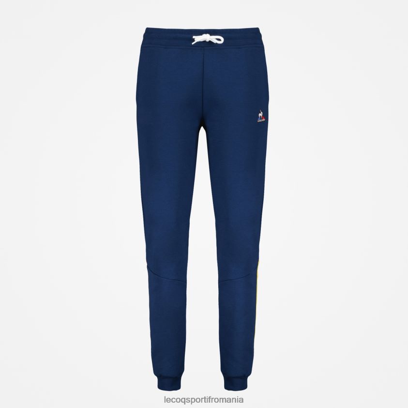femei pantaloni albastri 4L4FJF612 Le Coq Sportif îmbrăcăminte