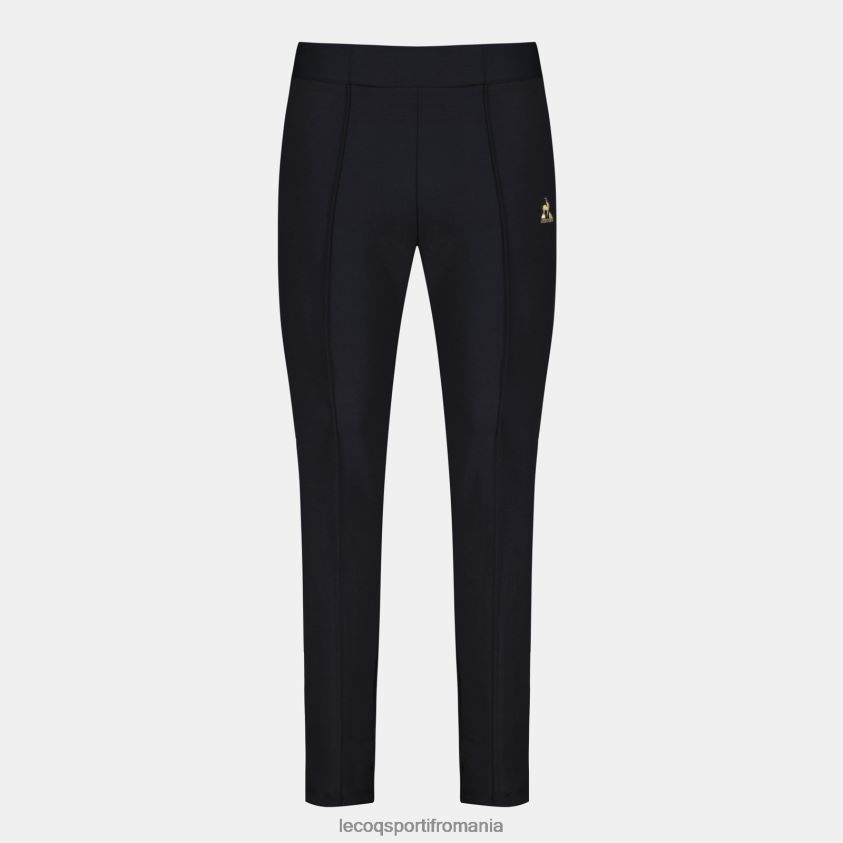 femei pantaloni negri 4L4FJF328 Le Coq Sportif îmbrăcăminte