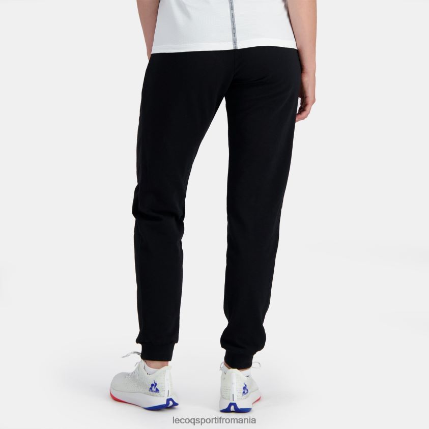 femei pantaloni negri 4L4FJF330 Le Coq Sportif îmbrăcăminte