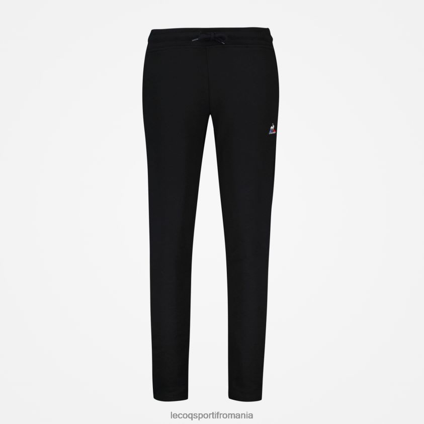 femei pantaloni negri 4L4FJF335 Le Coq Sportif îmbrăcăminte