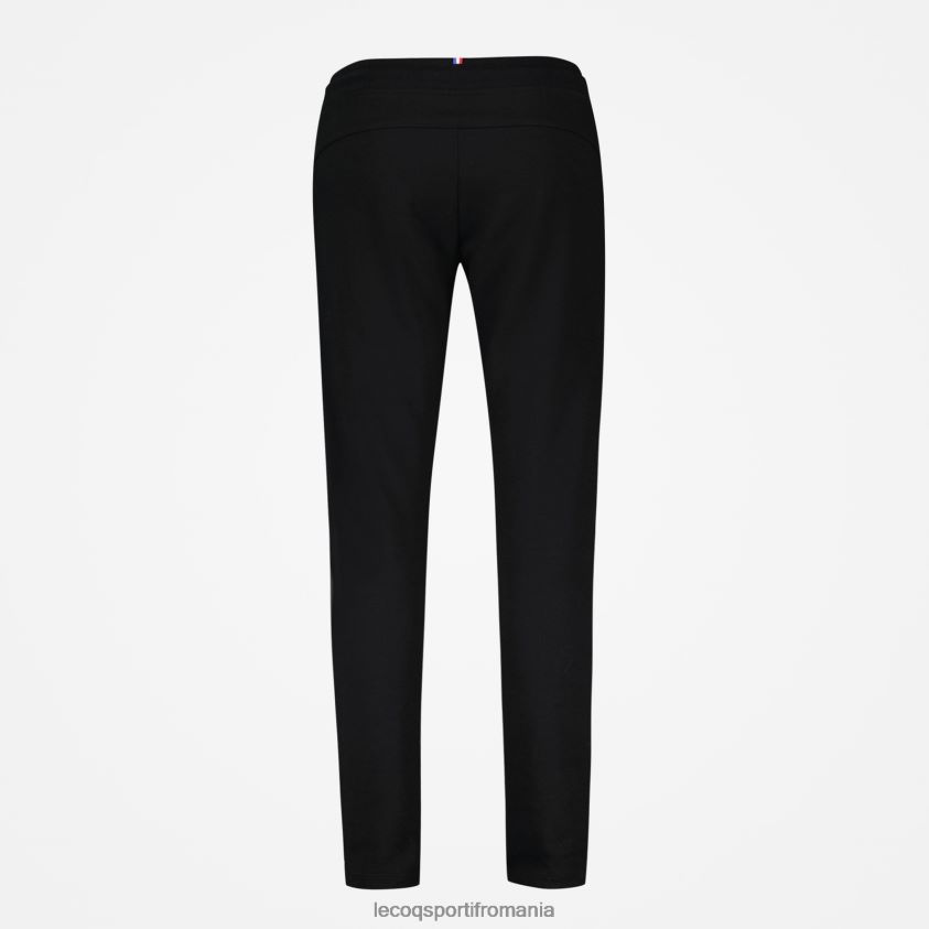 femei pantaloni negri 4L4FJF335 Le Coq Sportif îmbrăcăminte