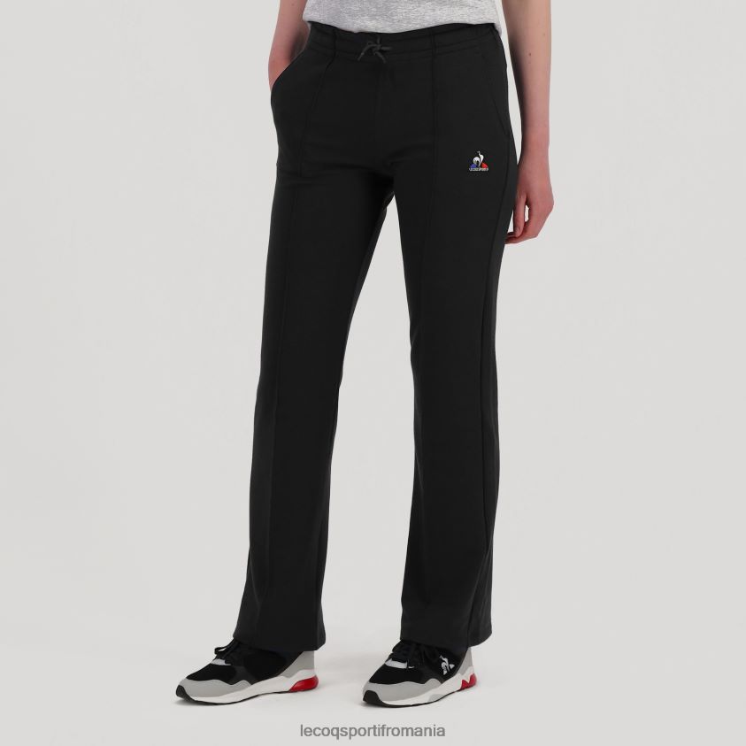femei pantaloni negri 4L4FJF338 Le Coq Sportif îmbrăcăminte