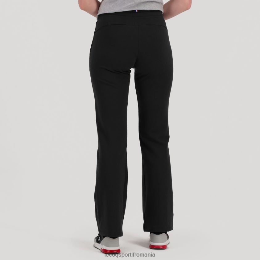 femei pantaloni negri 4L4FJF338 Le Coq Sportif îmbrăcăminte