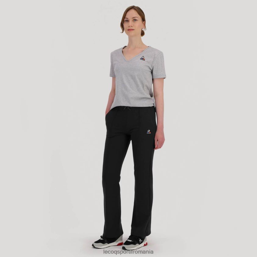 femei pantaloni negri 4L4FJF338 Le Coq Sportif îmbrăcăminte