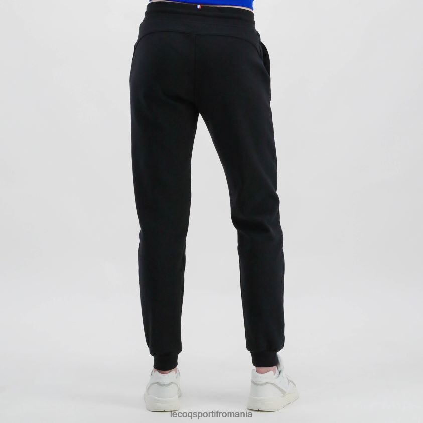 femei pantaloni negri 4L4FJF340 Le Coq Sportif îmbrăcăminte