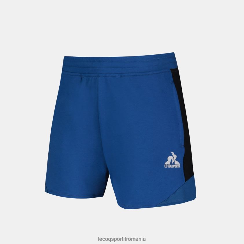 femei pantaloni scurți albaștri 4L4FJF331 Le Coq Sportif îmbrăcăminte