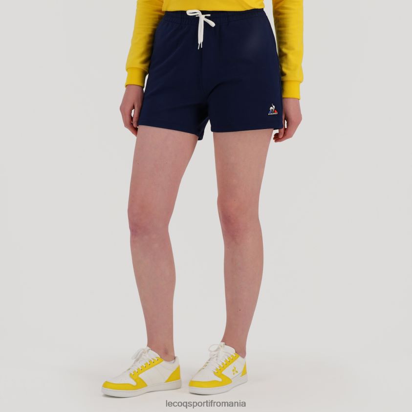 femei pantaloni scurți albaștri 4L4FJF336 Le Coq Sportif îmbrăcăminte