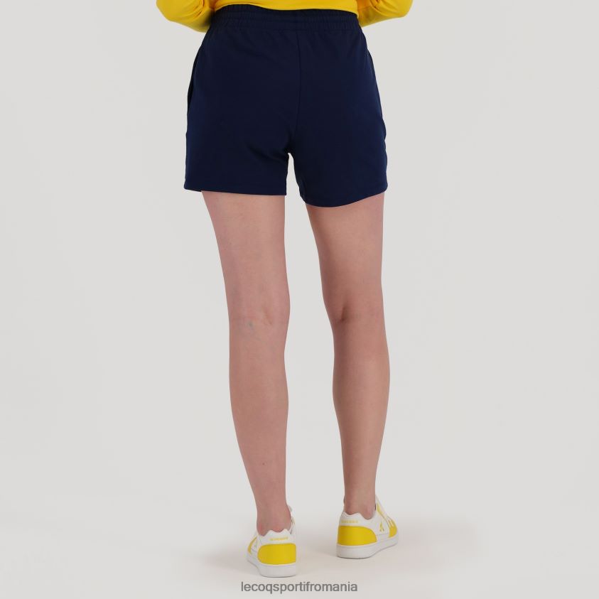 femei pantaloni scurți albaștri 4L4FJF336 Le Coq Sportif îmbrăcăminte