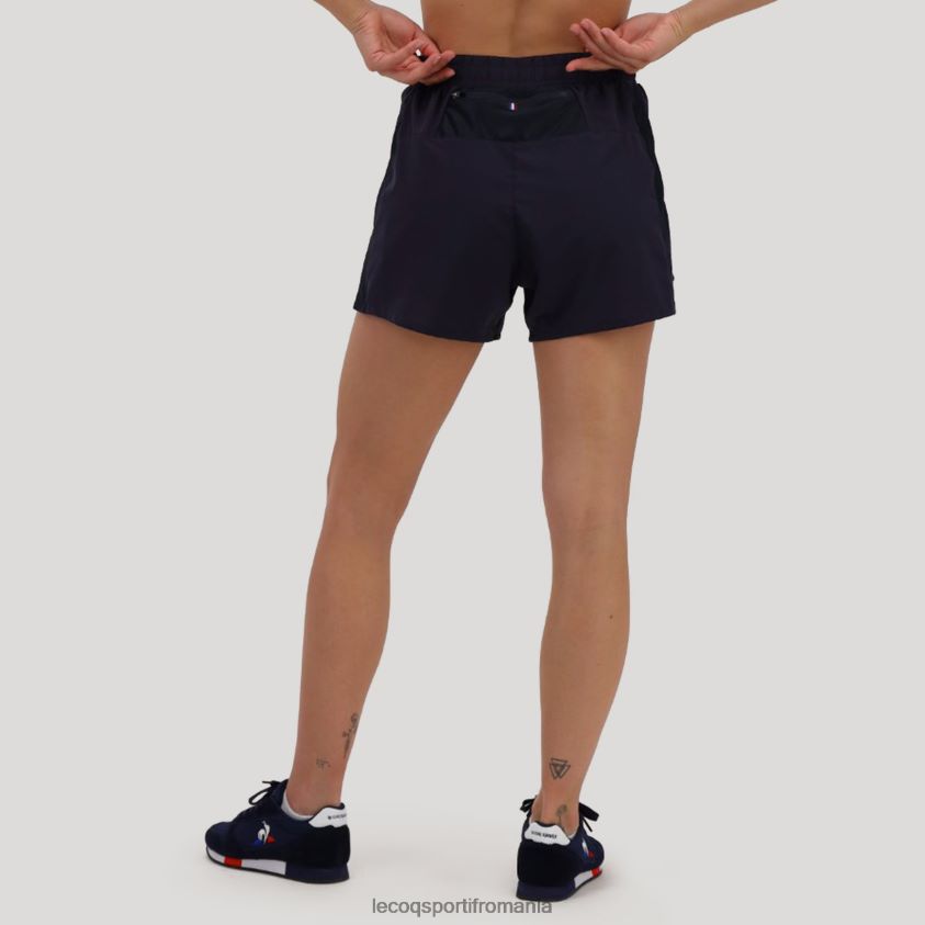 femei pantaloni scurți albaștri 4L4FJF616 Le Coq Sportif îmbrăcăminte