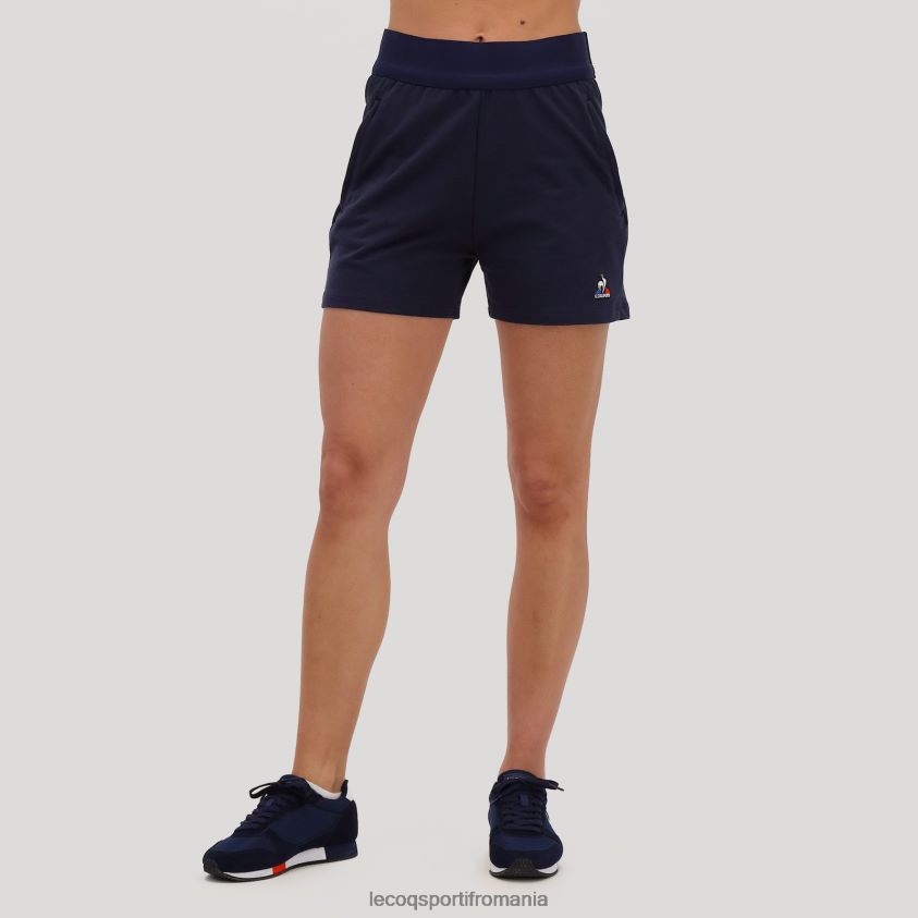 femei pantaloni scurți albaștri 4L4FJF617 Le Coq Sportif îmbrăcăminte