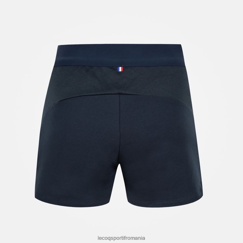 femei pantaloni scurți albaștri 4L4FJF617 Le Coq Sportif îmbrăcăminte