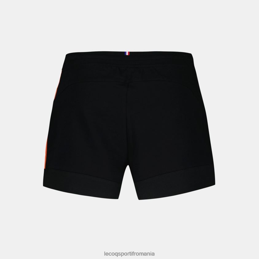 femei pantaloni scurți negri 4L4FJF332 Le Coq Sportif îmbrăcăminte