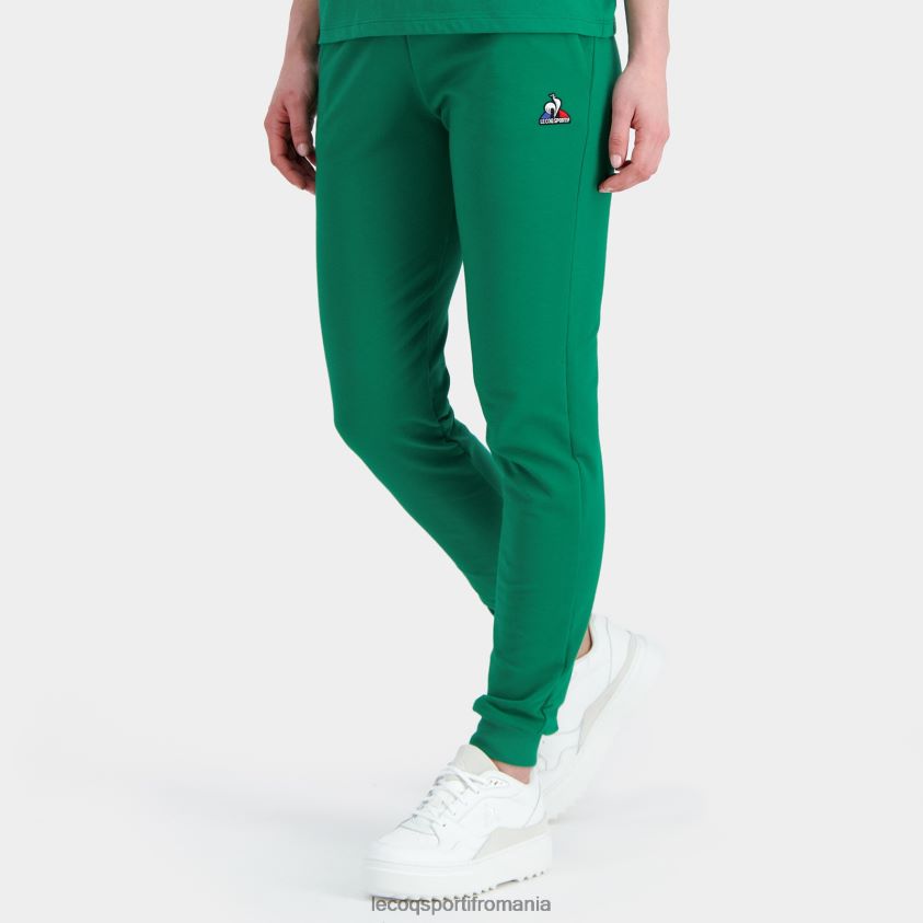 femei pantaloni verzi 4L4FJF324 Le Coq Sportif îmbrăcăminte