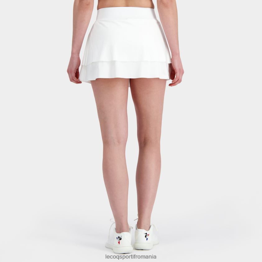 femei fusta alba 4L4FJF366 Le Coq Sportif îmbrăcăminte