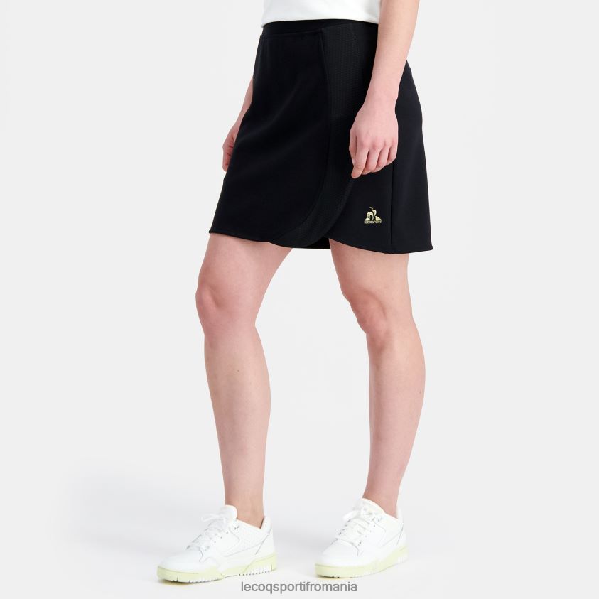 femei fusta neagra 4L4FJF368 Le Coq Sportif îmbrăcăminte