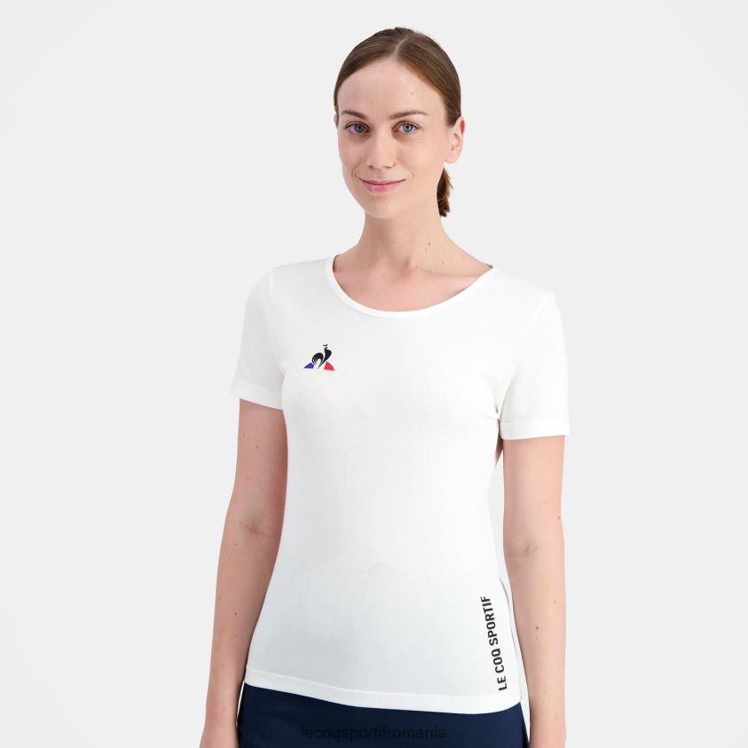 femei tricou alb 4L4FJF608 Le Coq Sportif îmbrăcăminte
