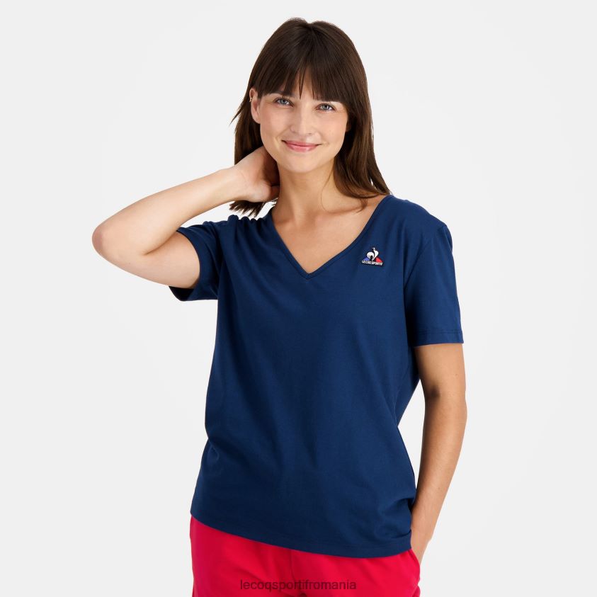 femei tricou albastru 4L4FJF358 Le Coq Sportif îmbrăcăminte
