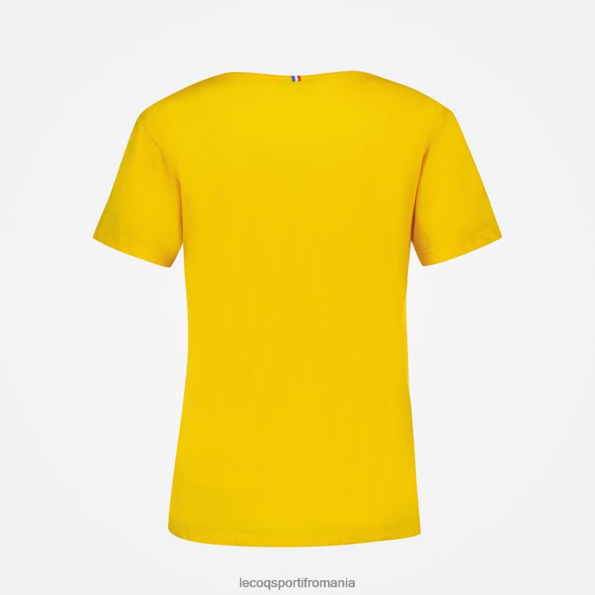 femei tricou galben 4L4FJF594 Le Coq Sportif îmbrăcăminte