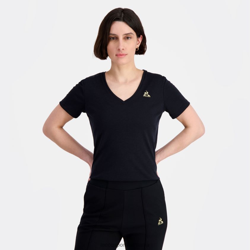 femei tricou negru 4L4FJF351 Le Coq Sportif îmbrăcăminte