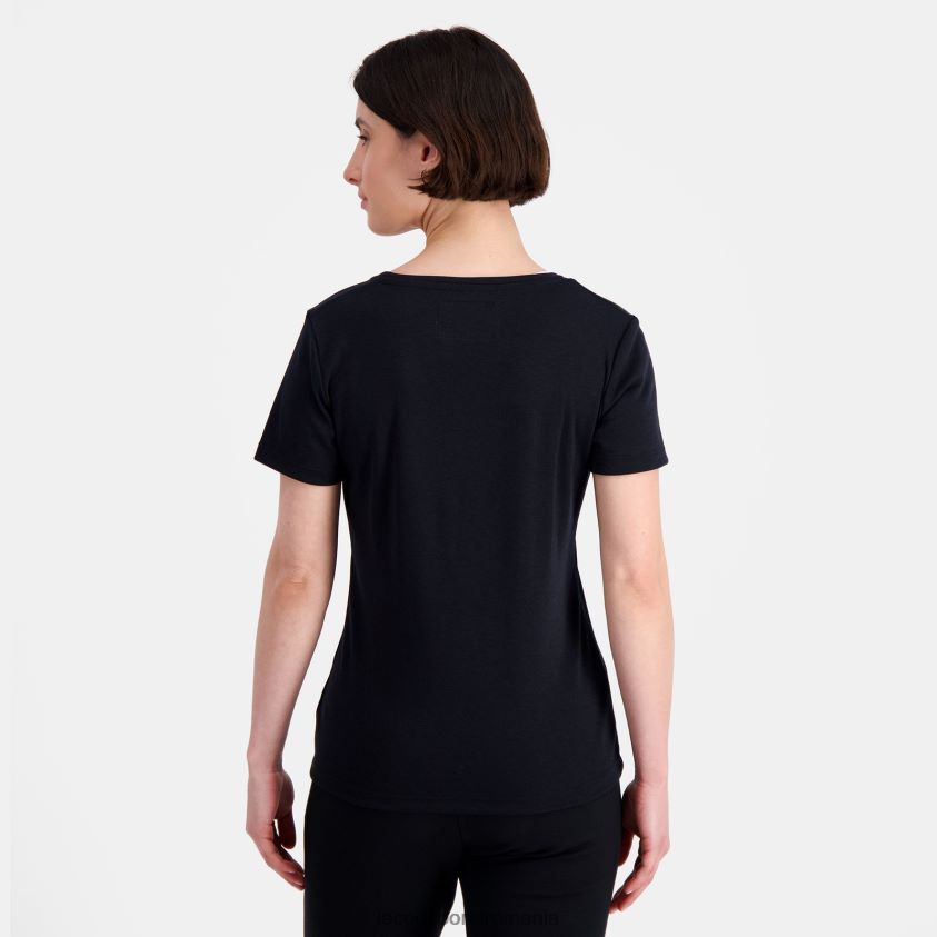 femei tricou negru 4L4FJF351 Le Coq Sportif îmbrăcăminte