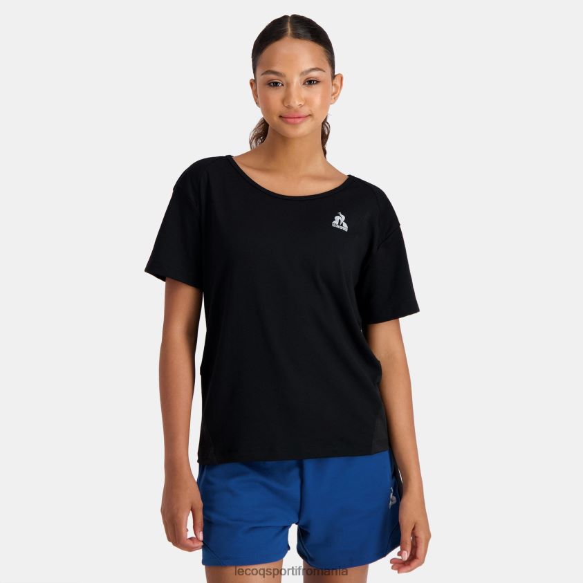 femei tricou negru 4L4FJF354 Le Coq Sportif îmbrăcăminte