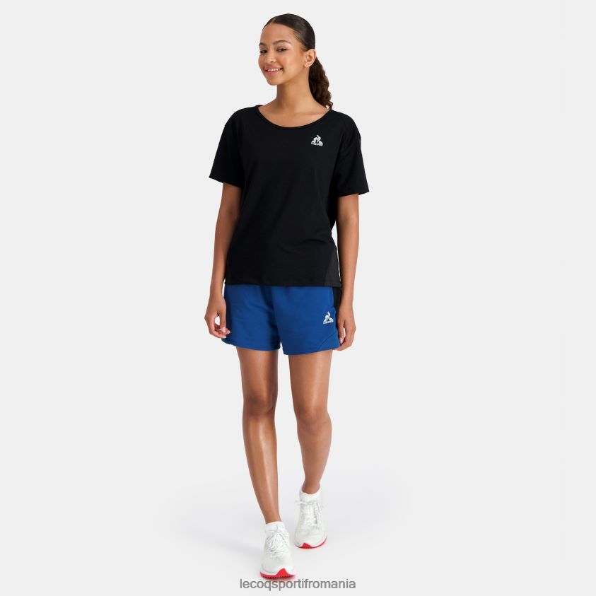 femei tricou negru 4L4FJF354 Le Coq Sportif îmbrăcăminte