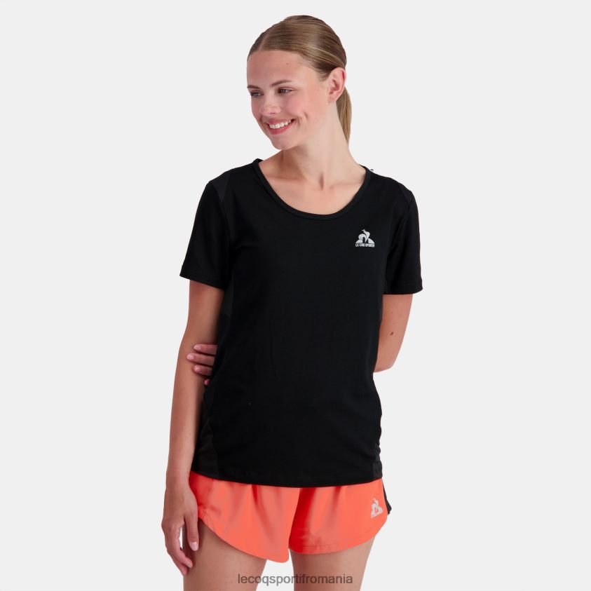 femei tricou negru 4L4FJF357 Le Coq Sportif îmbrăcăminte