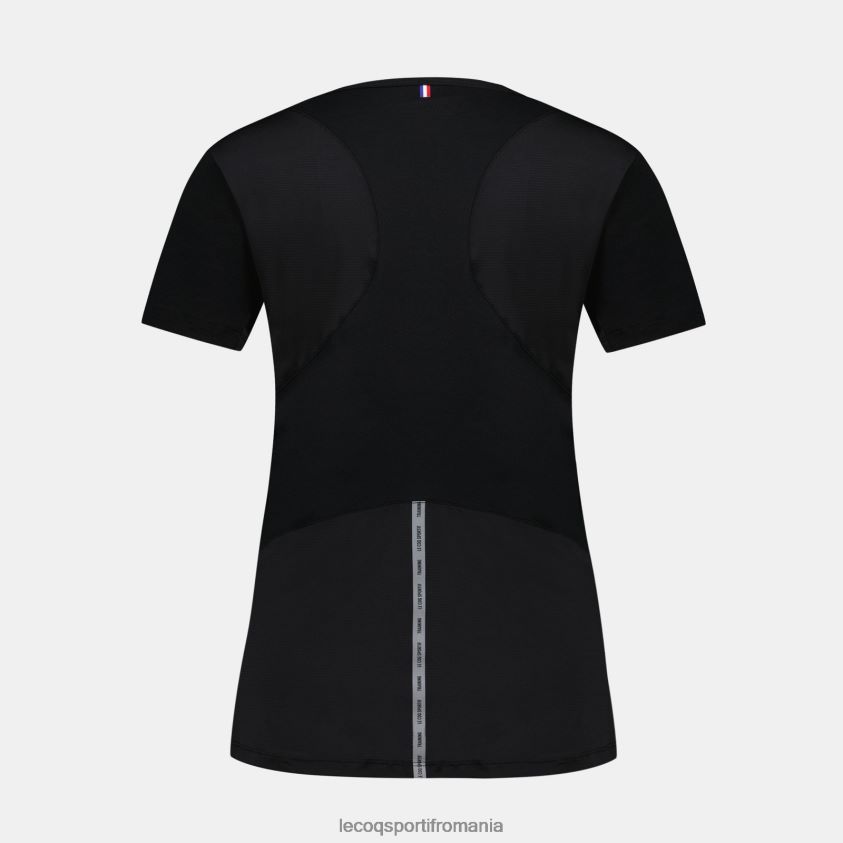 femei tricou negru 4L4FJF357 Le Coq Sportif îmbrăcăminte