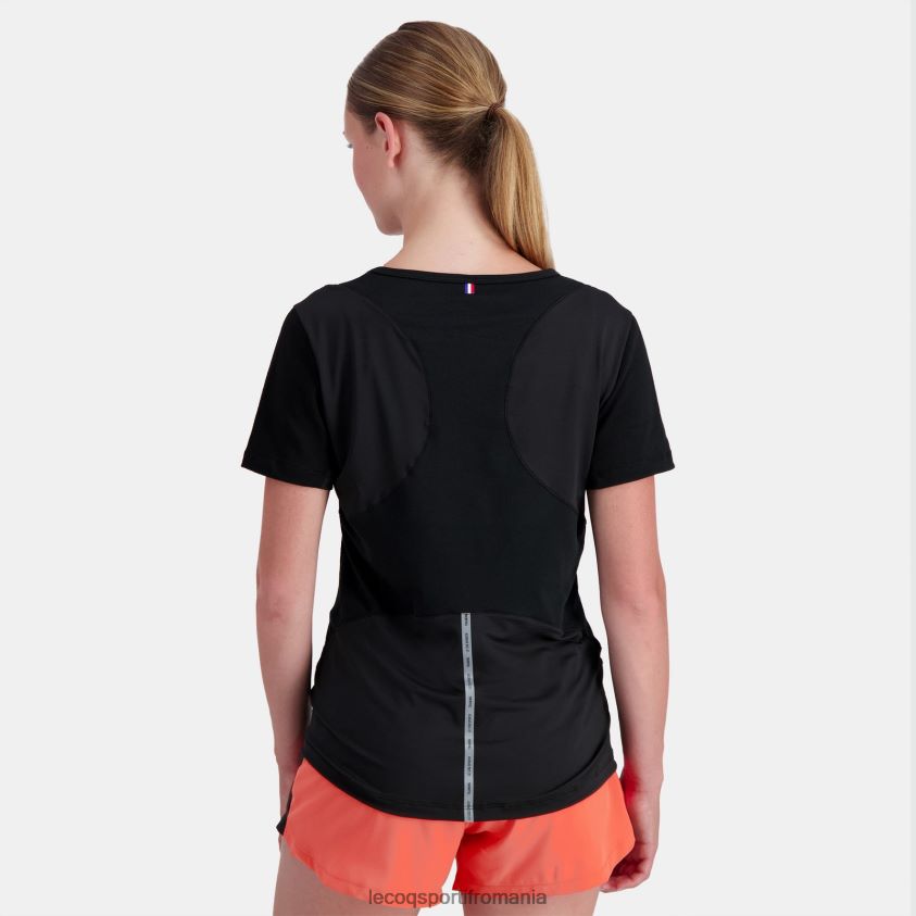 femei tricou negru 4L4FJF357 Le Coq Sportif îmbrăcăminte