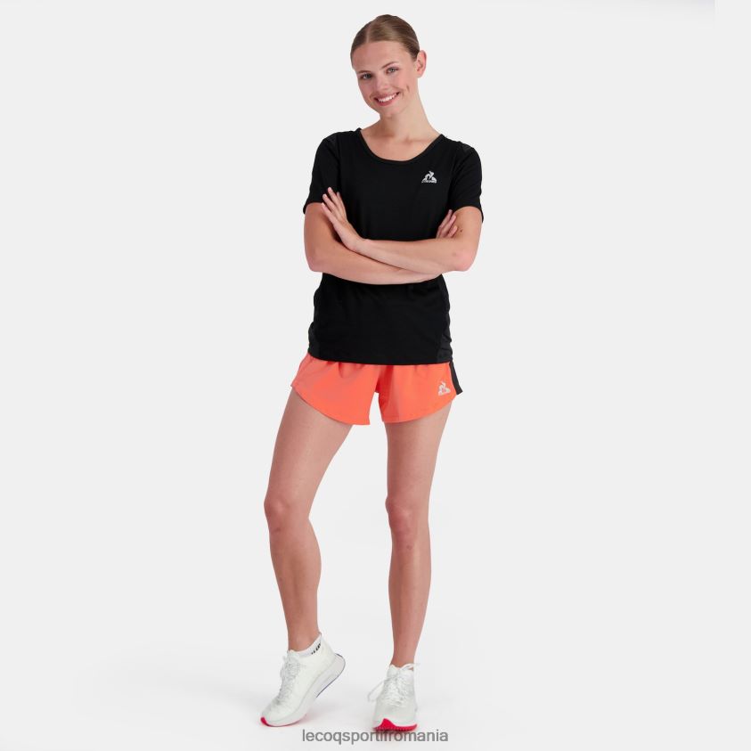 femei tricou negru 4L4FJF357 Le Coq Sportif îmbrăcăminte