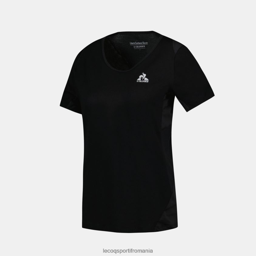 femei tricou negru 4L4FJF357 Le Coq Sportif îmbrăcăminte