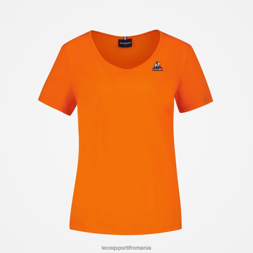 femei tricou portocaliu 4L4FJF593 Le Coq Sportif îmbrăcăminte