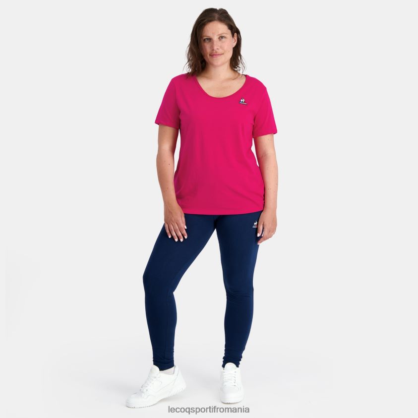 femei tricou roșu 4L4FJF348 Le Coq Sportif îmbrăcăminte
