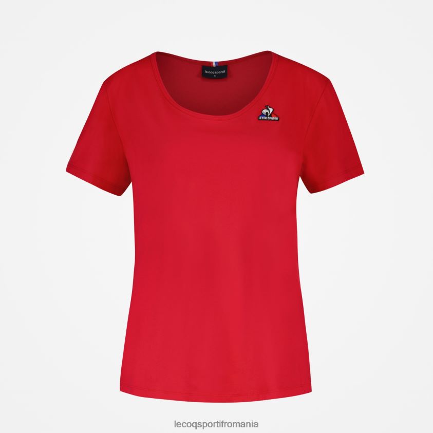 femei tricou roșu 4L4FJF596 Le Coq Sportif îmbrăcăminte