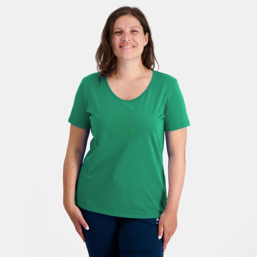 femei tricou verde 4L4FJF347 Le Coq Sportif îmbrăcăminte