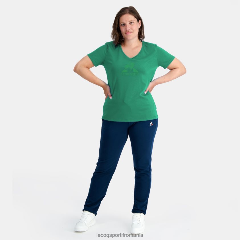 femei tricou verde 4L4FJF347 Le Coq Sportif îmbrăcăminte